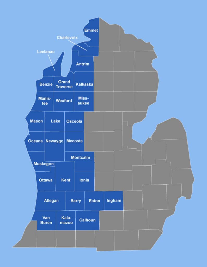 Beuschel Sales' service area