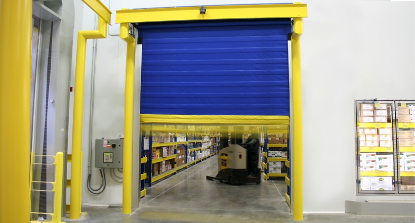 ThermaChill high speed fabric roll-up doors